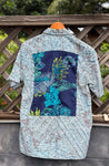 Cooke Street Blue Tribal Under the Sea Button Up