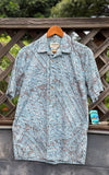 Cooke Street Blue Tribal Under the Sea Button Up