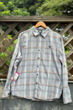 Enyoce Plaid Blue Aloha Button Up